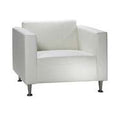 Bajja White Vinyl Chair