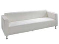 Baja Line White Vinyl Sofa