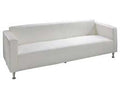 Baja Line White Vinyl Sofa